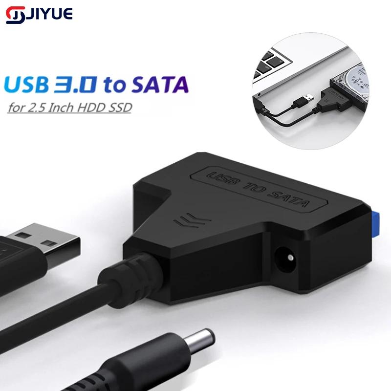 USB 3.0 2.0 SATA-USB 3.0 , ִ 6 Gbps , 2.5 ġ  HDD SSD ϵ ̺, 7 + 15/22  Sata III ̺